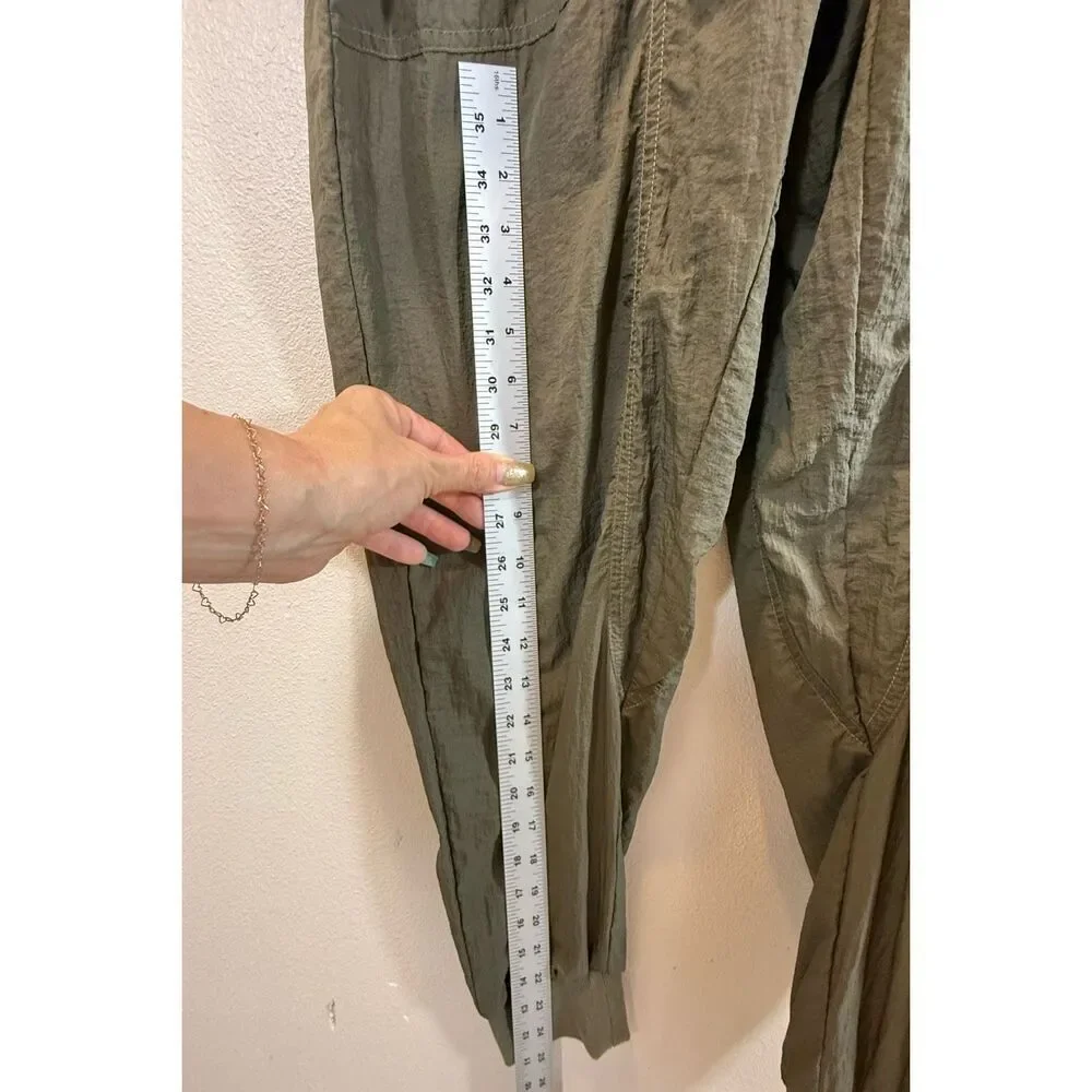 NWOT Free People Speak My Language Army Green Runsie Jumpsuit Romper Women’s XS